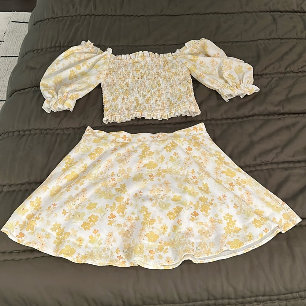 Yellow Flowers Set